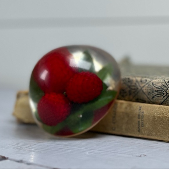 Red Raspberry Paperweight - Picture 6 of 12
